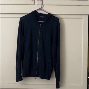 JOHN VARVATOS dark blue light hoodie M